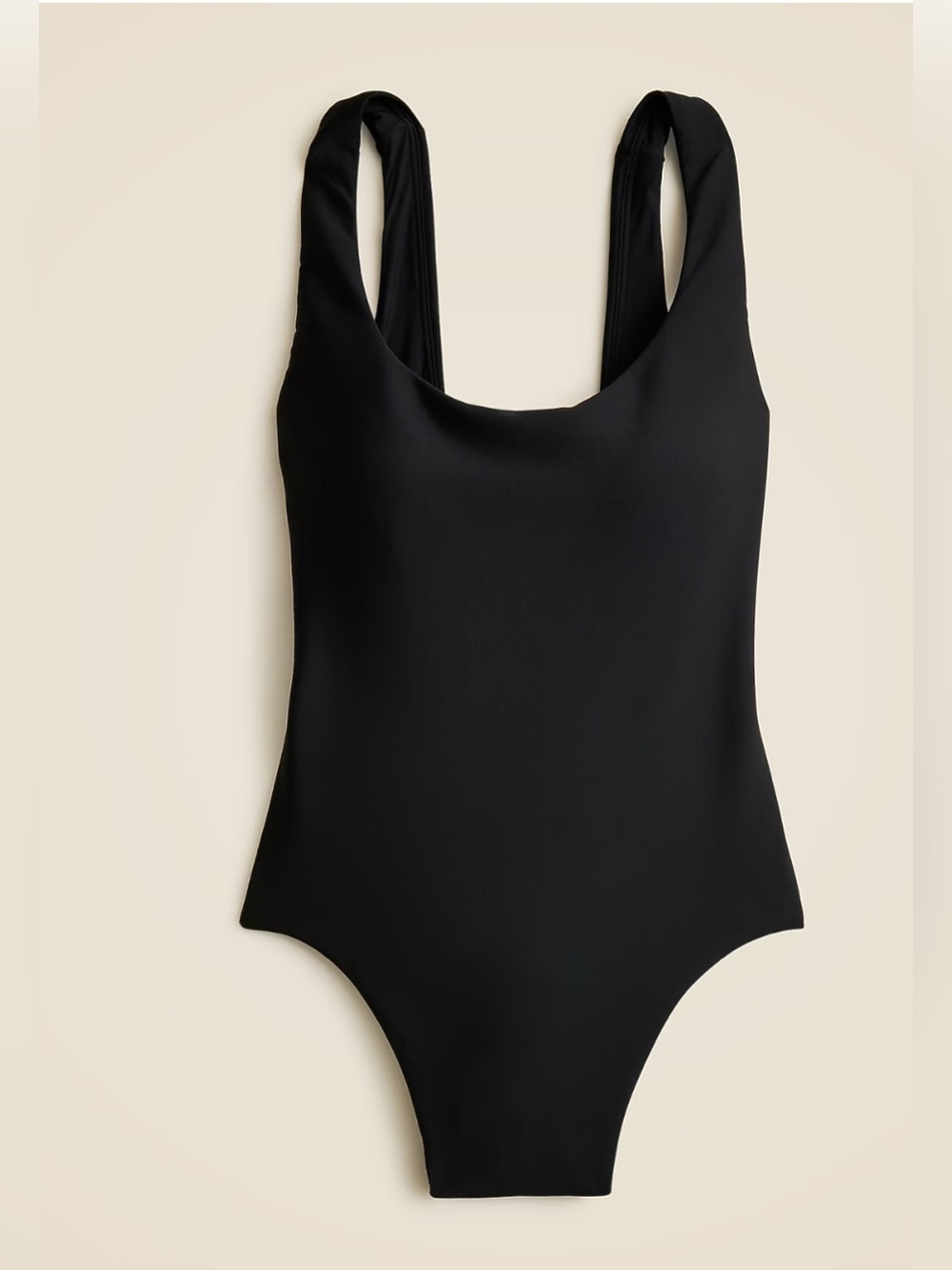 J Crew Black Claudia one-piece in Classic Sculpt™ Size 6